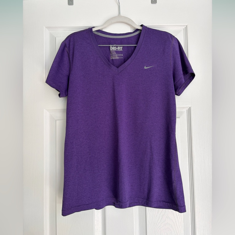Nike Women's Short Sleeve Purple Tee
